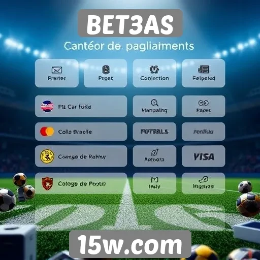 Exploração dos métodos de pagamento disponíveis no BET3AS